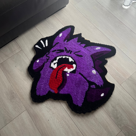Gengar Rug Pokémon - Handmade