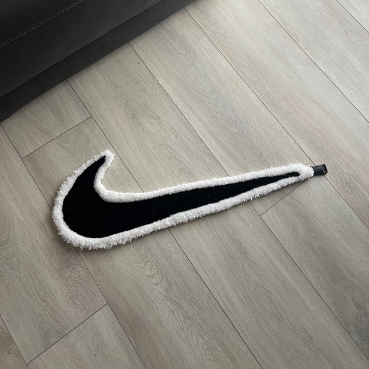 Nike Swosh Rug - Handmade