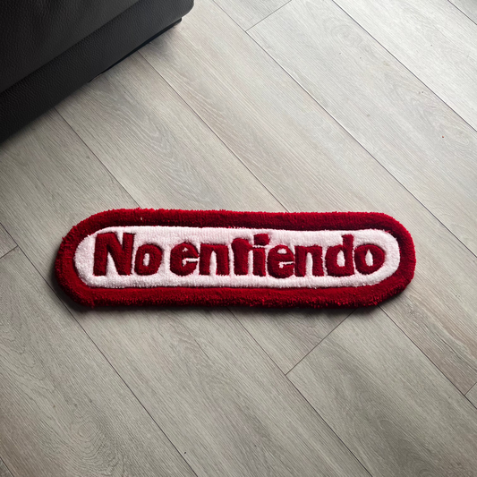 No Entiendo Rug - Handmade