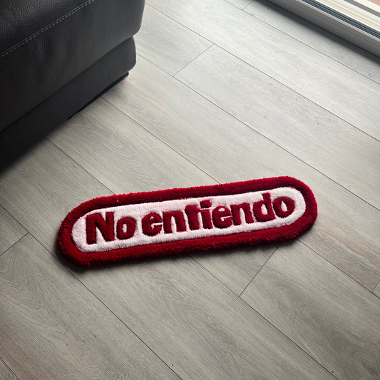 No Entiendo Rug - Handmade
