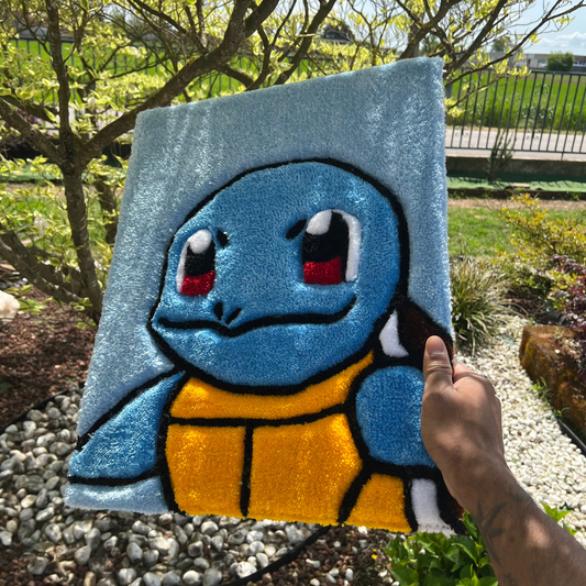 Squirtle N° 0007 Quadro Tuft